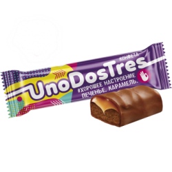 «UnoDosTres» с печеньем и карамелью