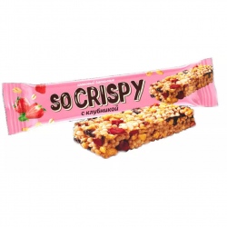 Конфета крупная «So crispy» с клубникой