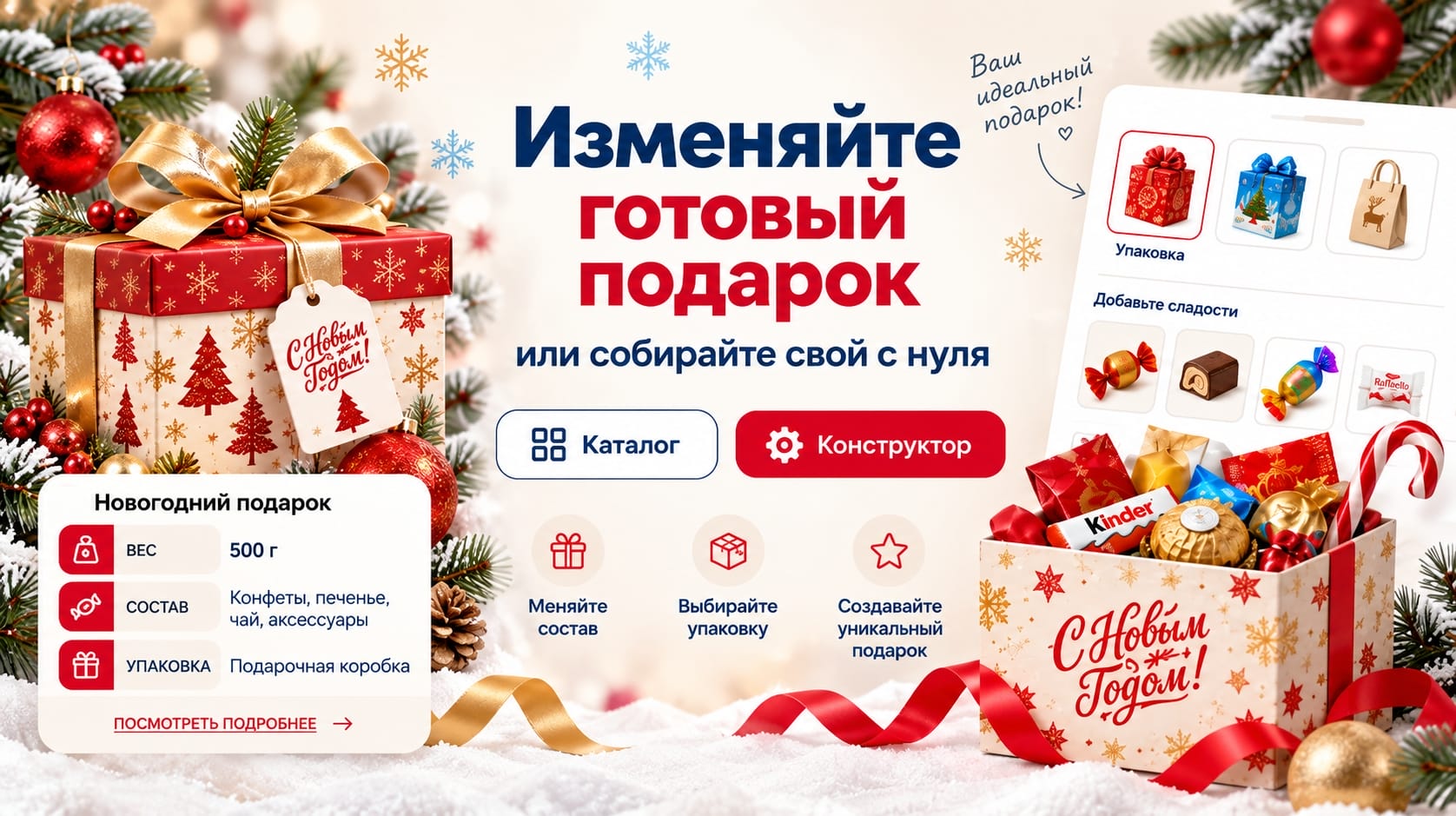 Уникальная возможность выбора подарка